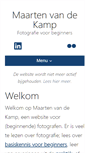 Mobile Screenshot of maartenvandekamp.nl